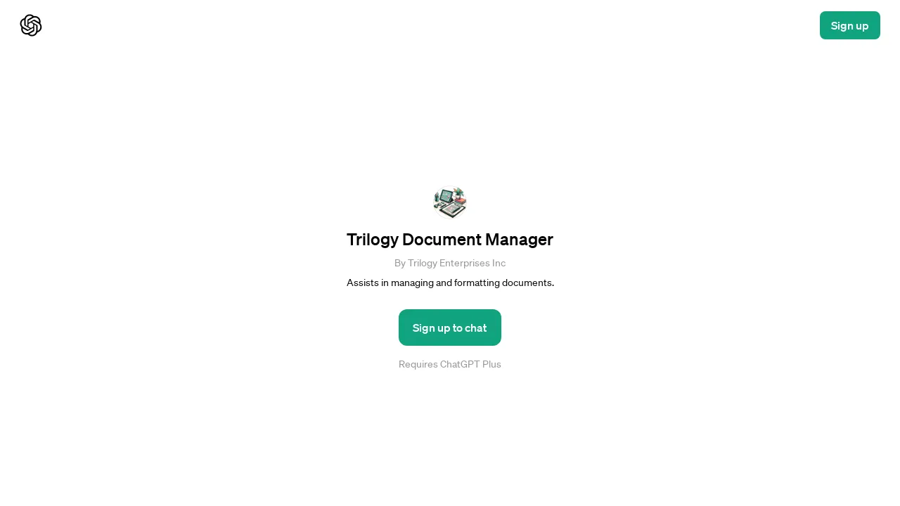 Trilogy Document Manager