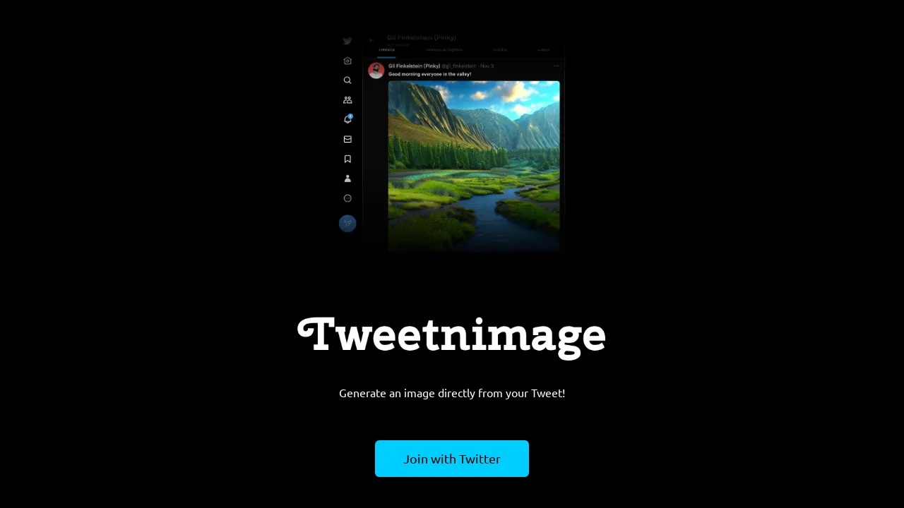 Tweetnimage screenshot