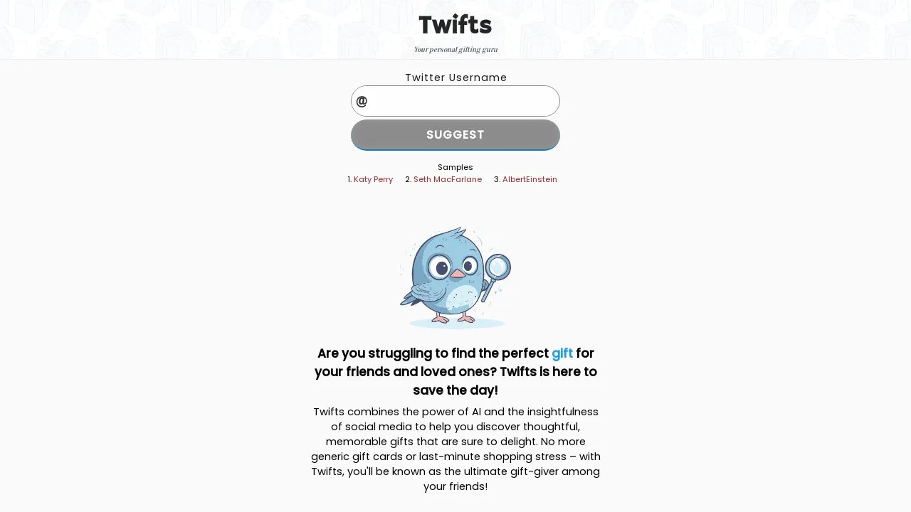 Twifts screenshot