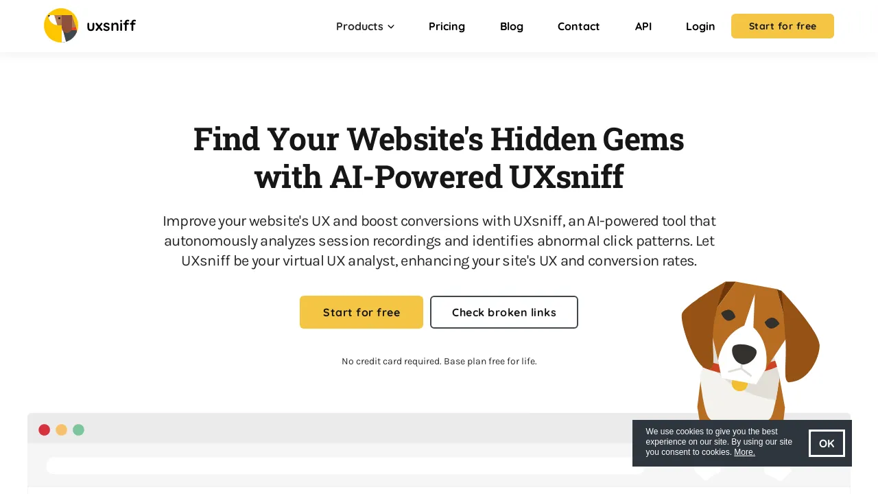 UXSniff screenshot