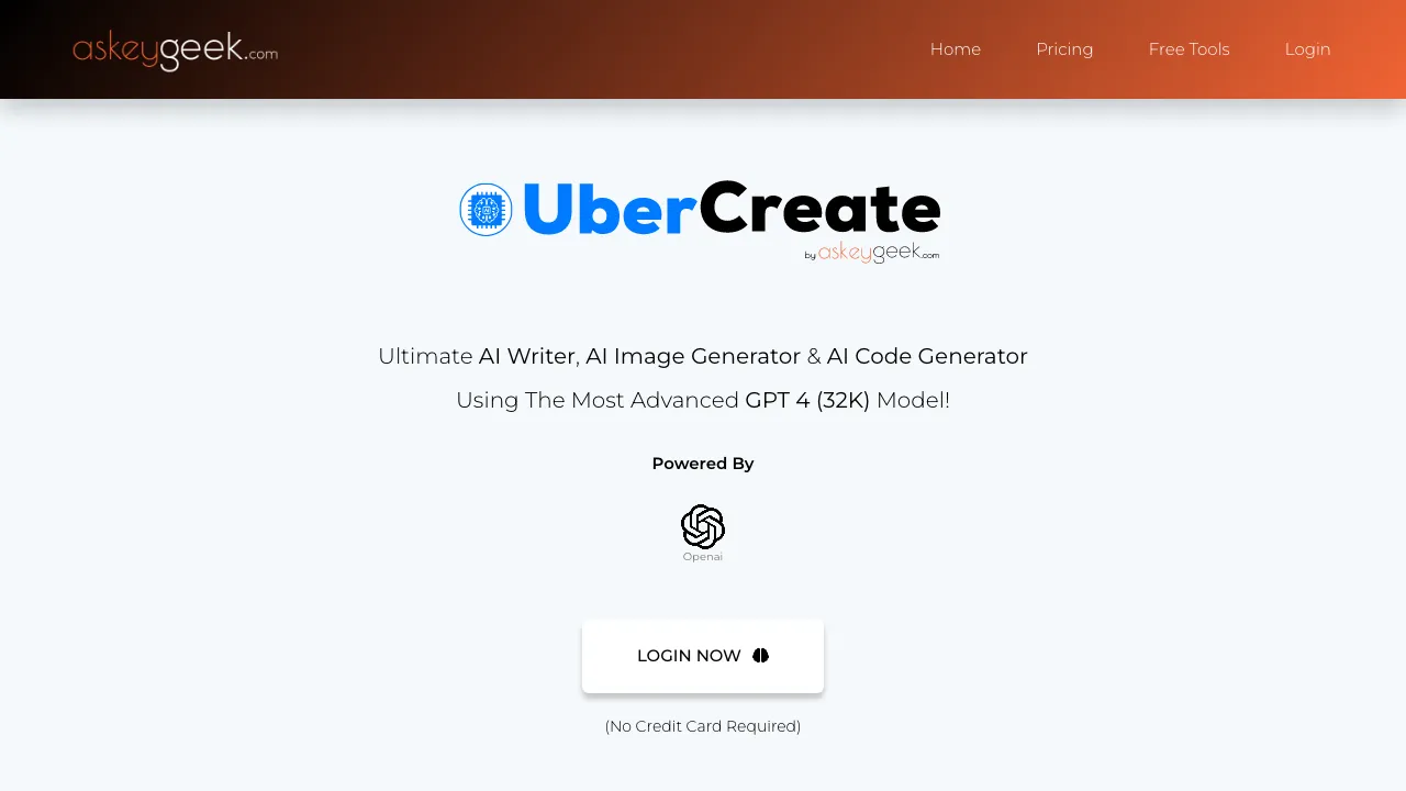UberCreate screenshot