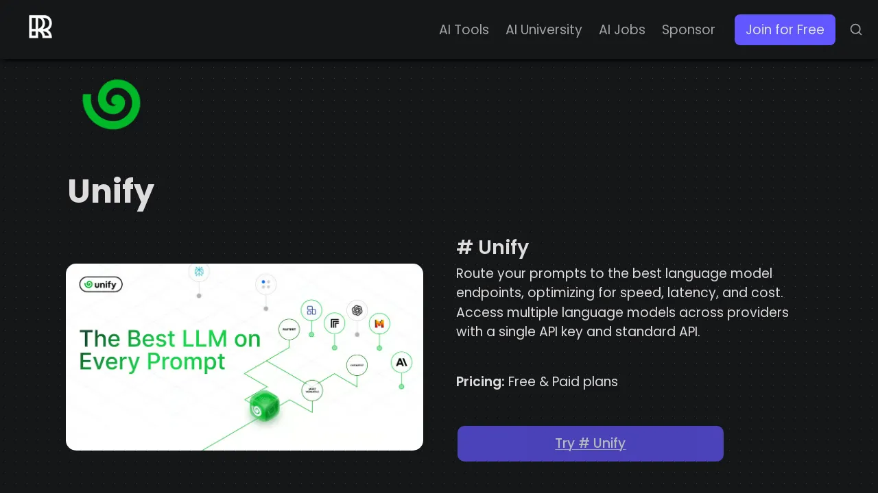 Unify screenshot