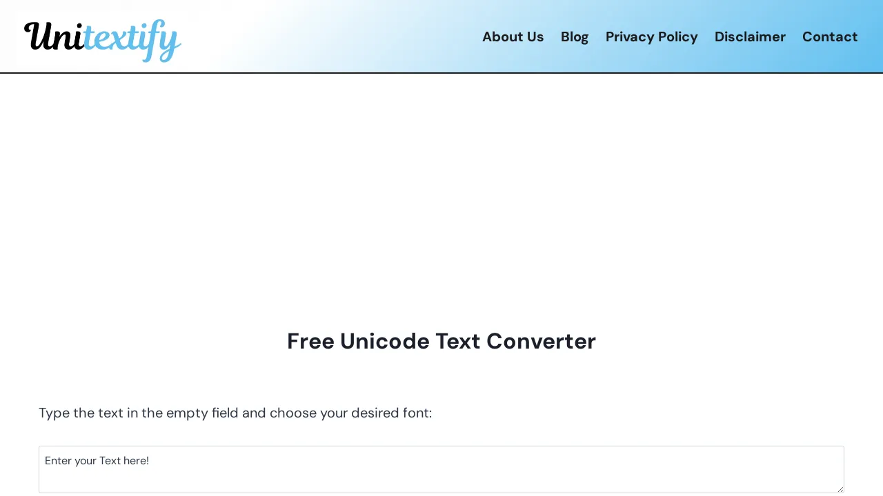 Unitextify screenshot