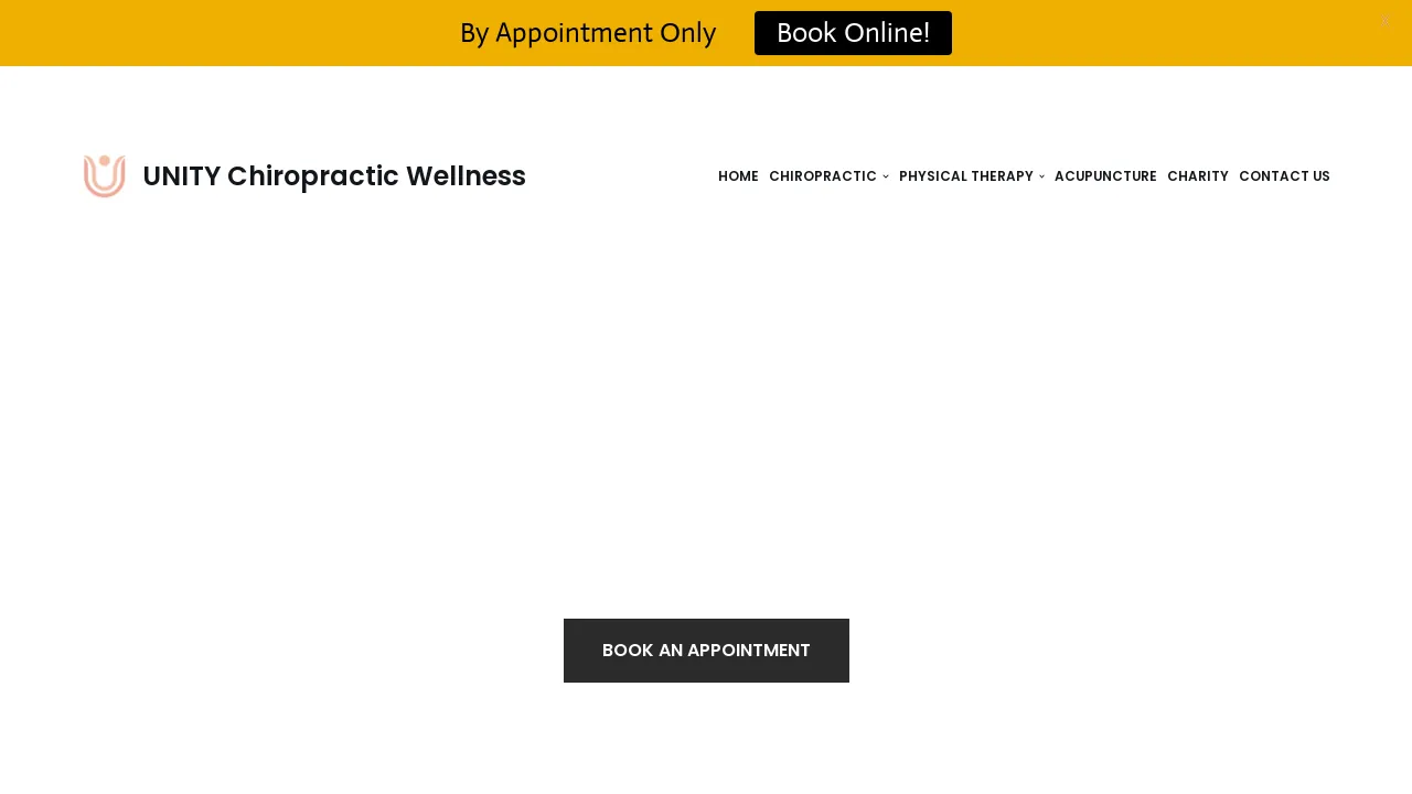 Unity Chiropractic Wellness screenshot