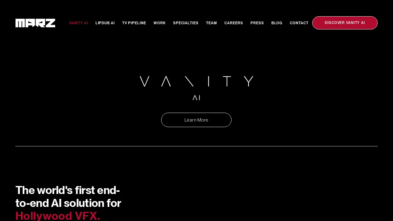 Vanity AI screenshot