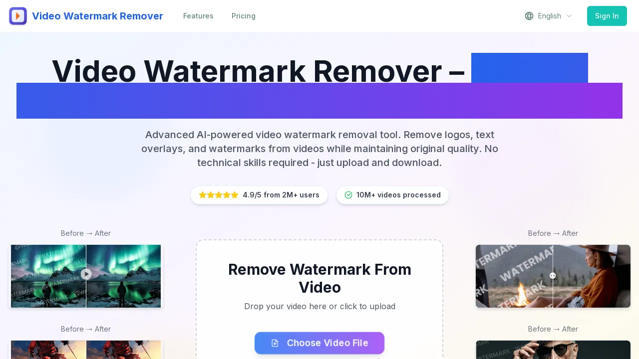 Video Watermark Remover AI