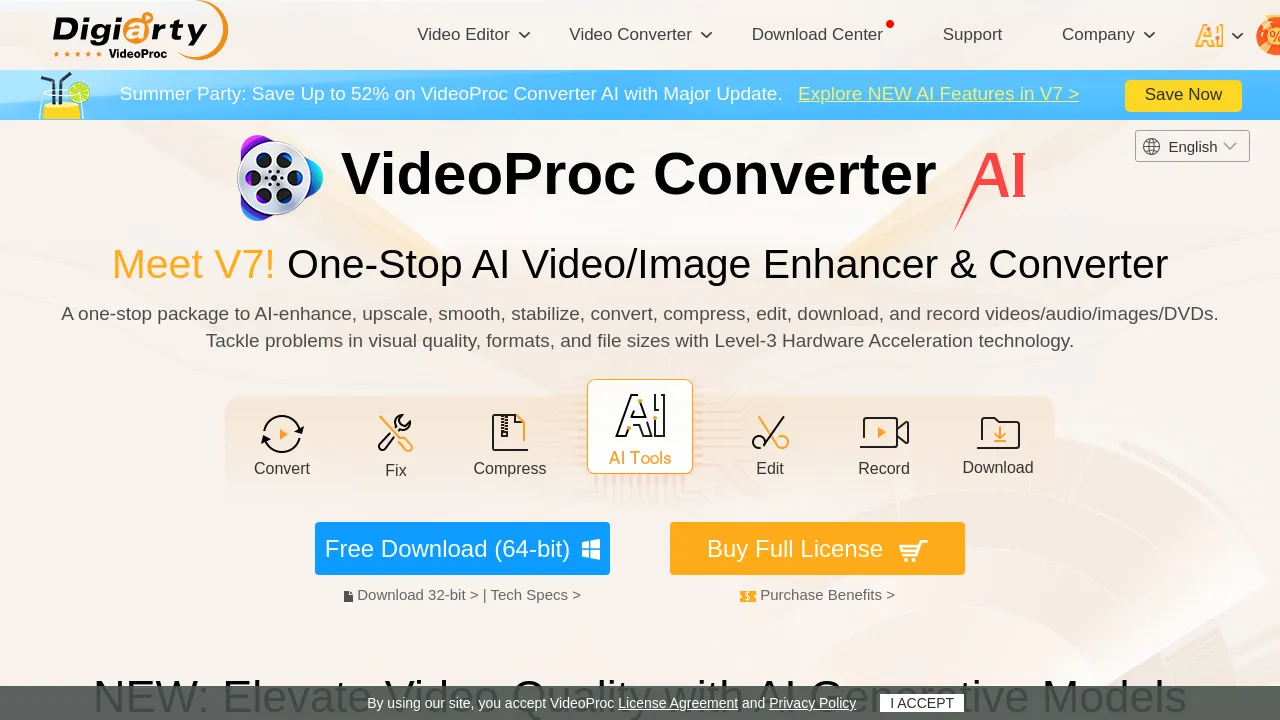 VideoProc Converter AI screenshot