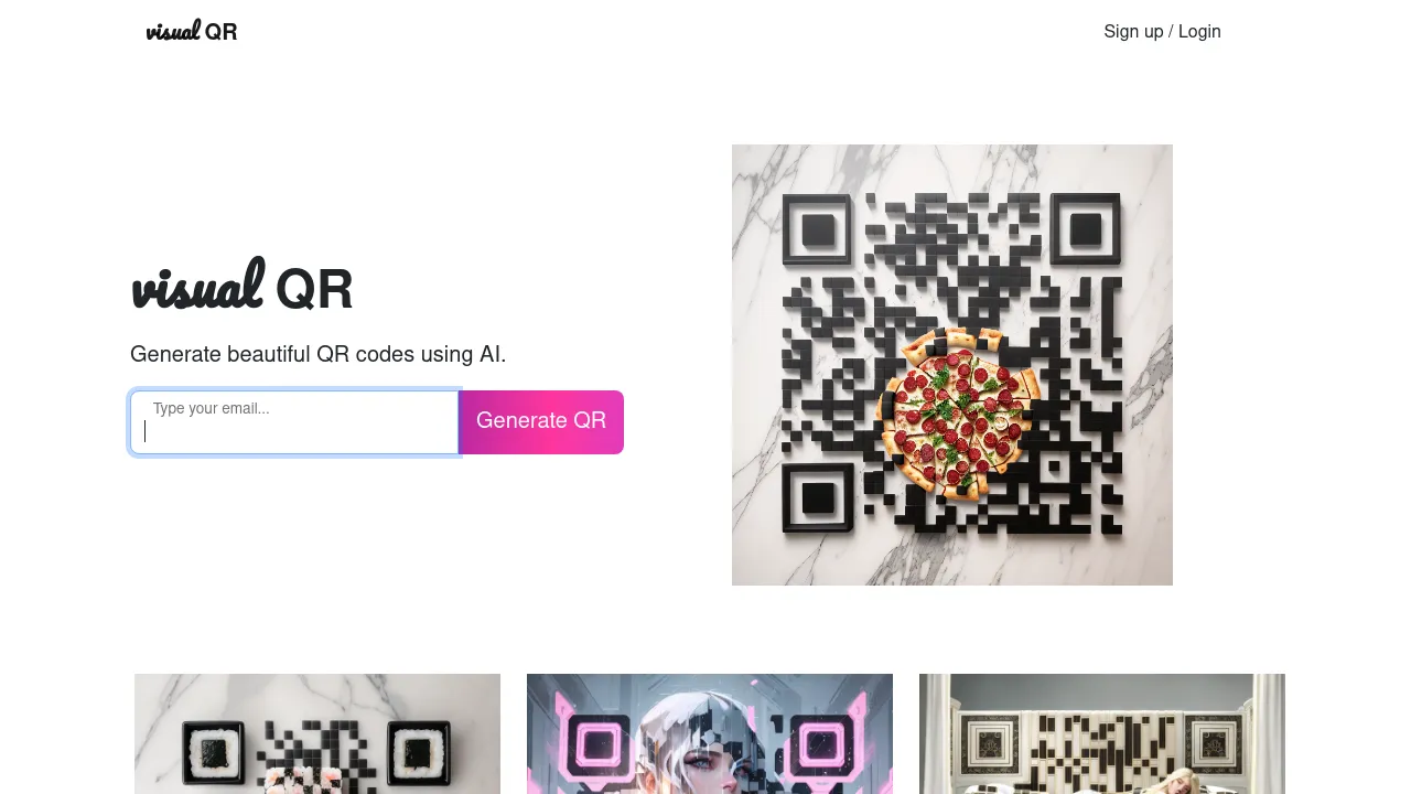 VisualQR screenshot