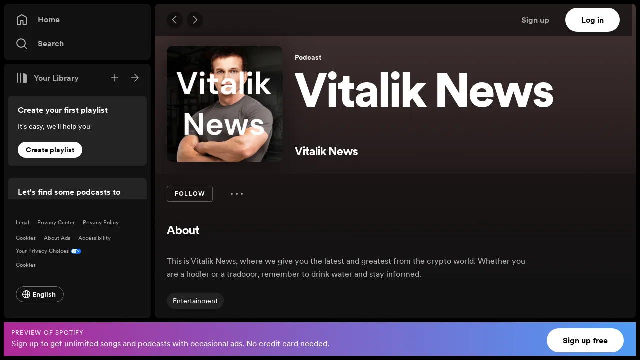 Vitalik News screenshot