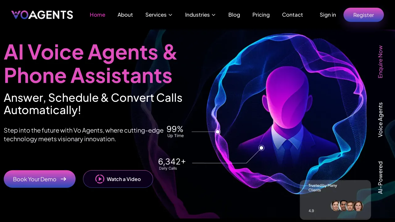 VoAgents - Voice AI Agent screenshot