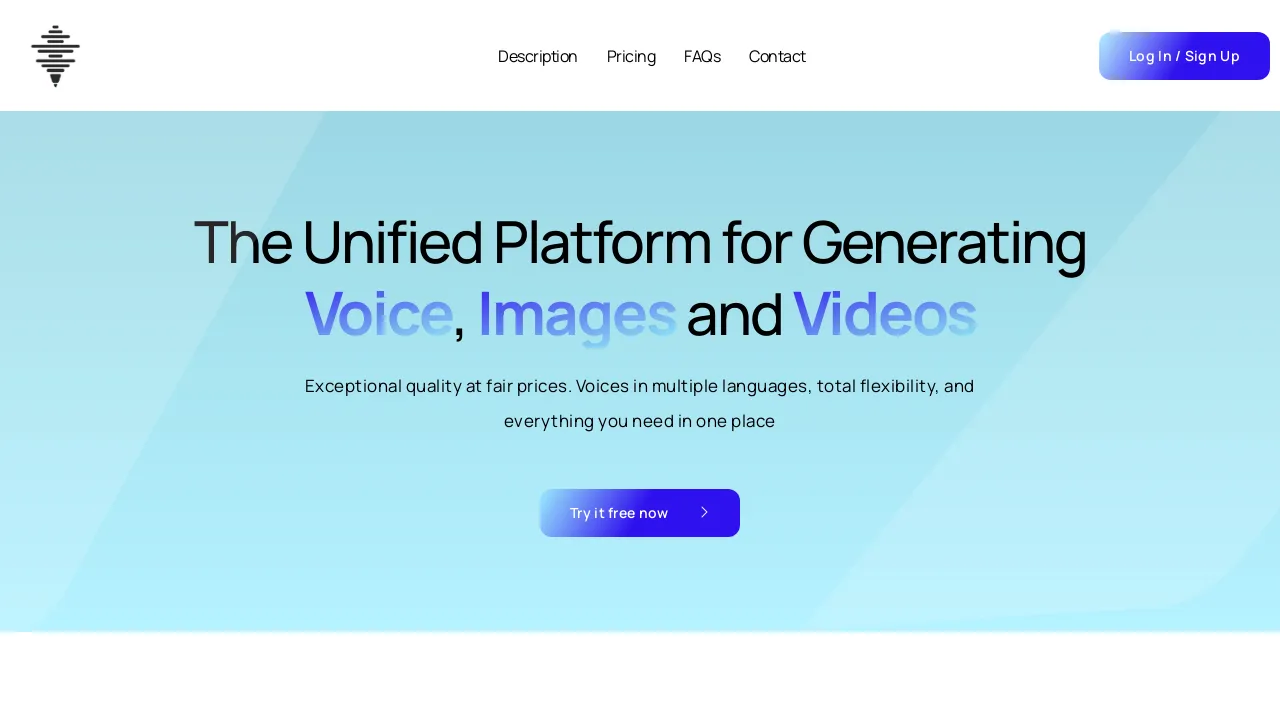 Voice-gen.ai screenshot