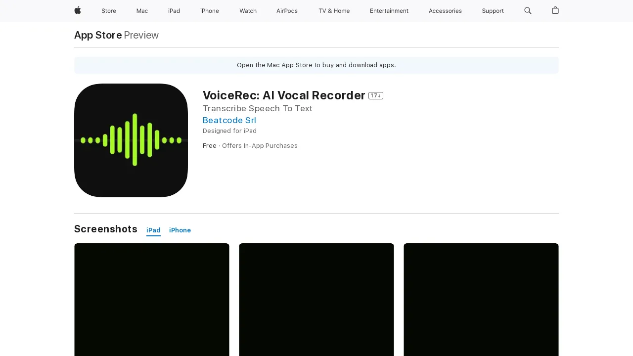 VoiceRec: AI Vocal Recorder screenshot