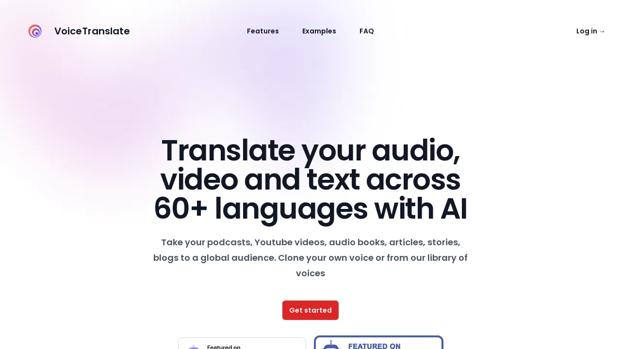 Voicetranslate screenshot