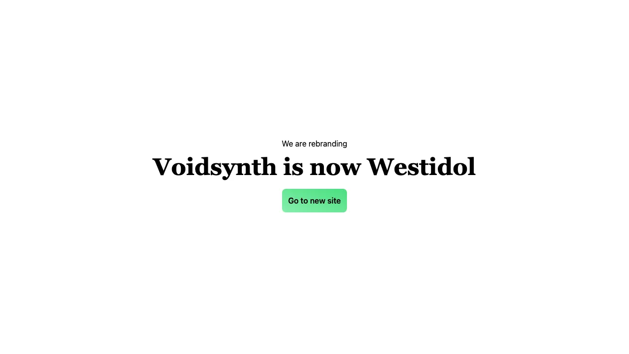 Voidsynth screenshot