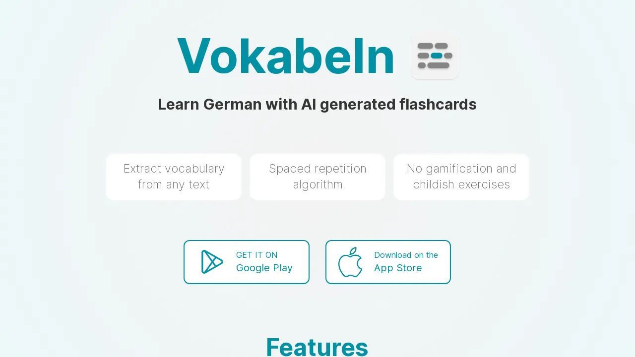 Vokabeln screenshot