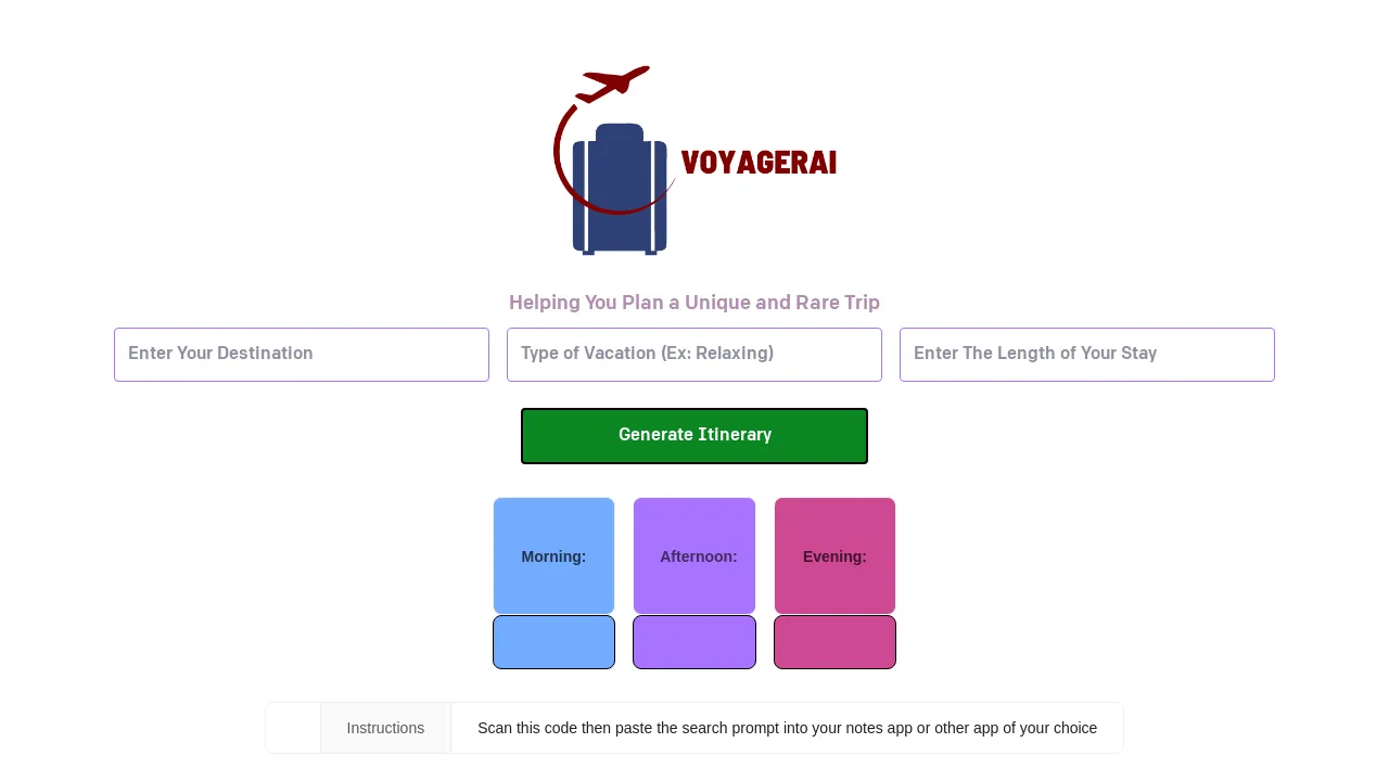 VoyagerAI screenshot