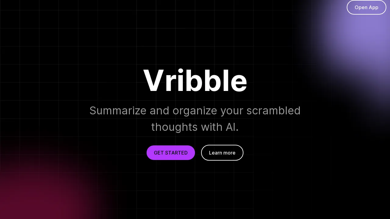 Vribble screenshot