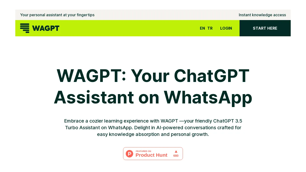 WAGPT screenshot