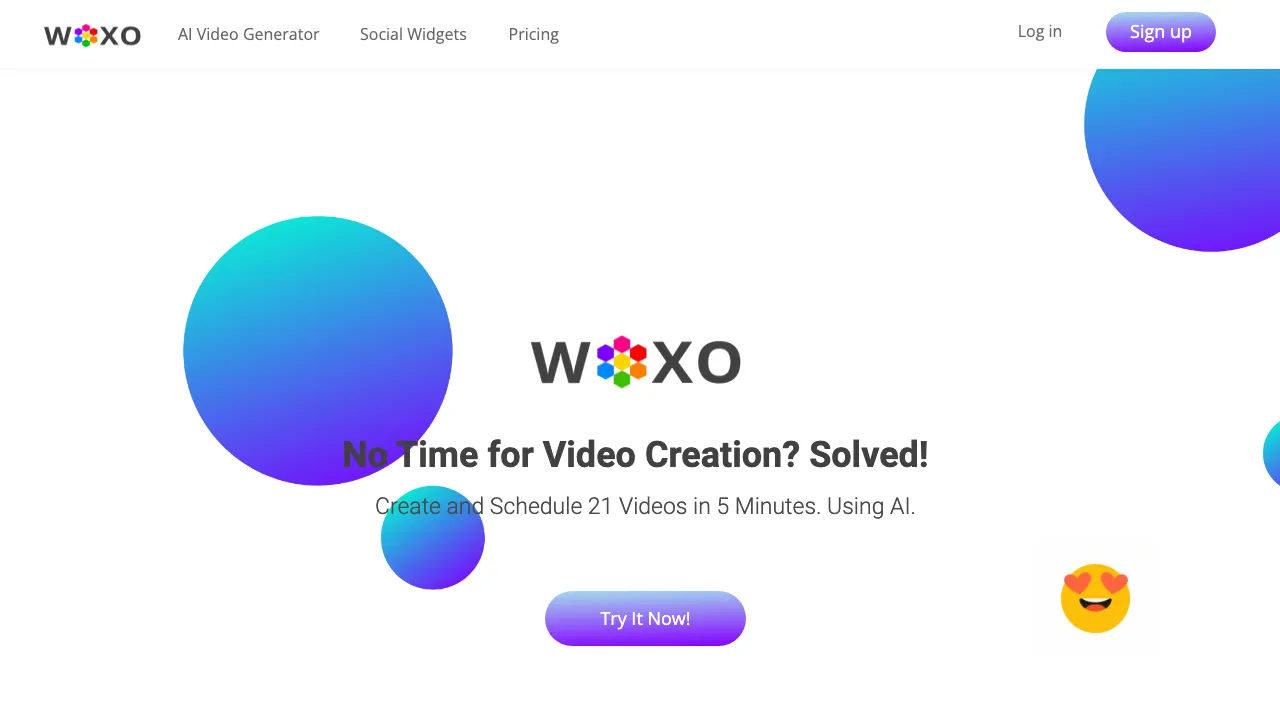 WOXO - Idea to Videos screenshot