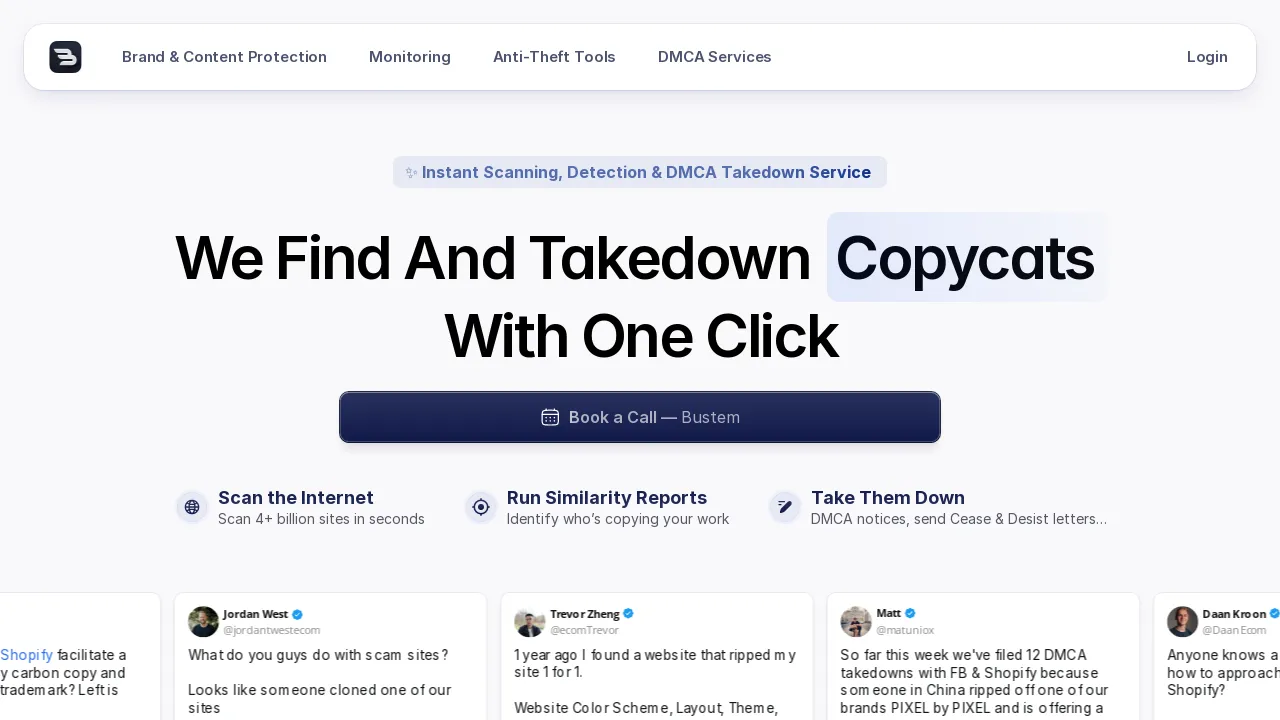 We Find And Takedown Copycats Infringers Imitators Copycats With One Click