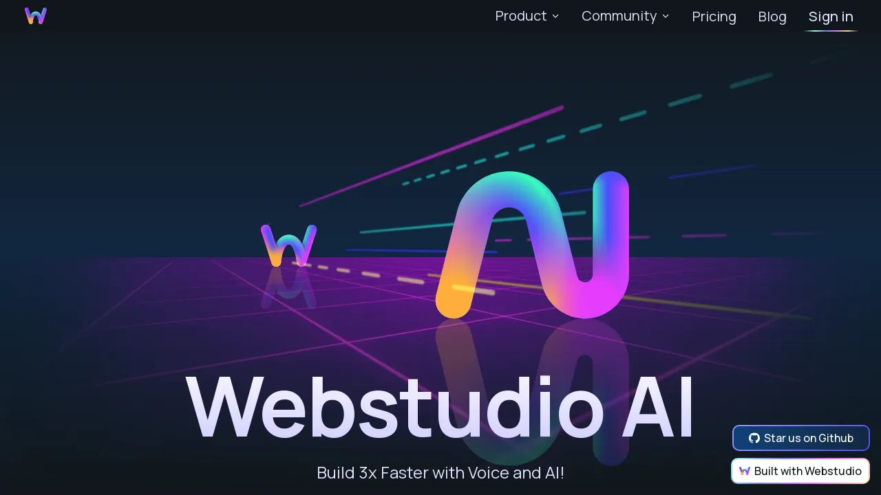 Webstudio AI screenshot