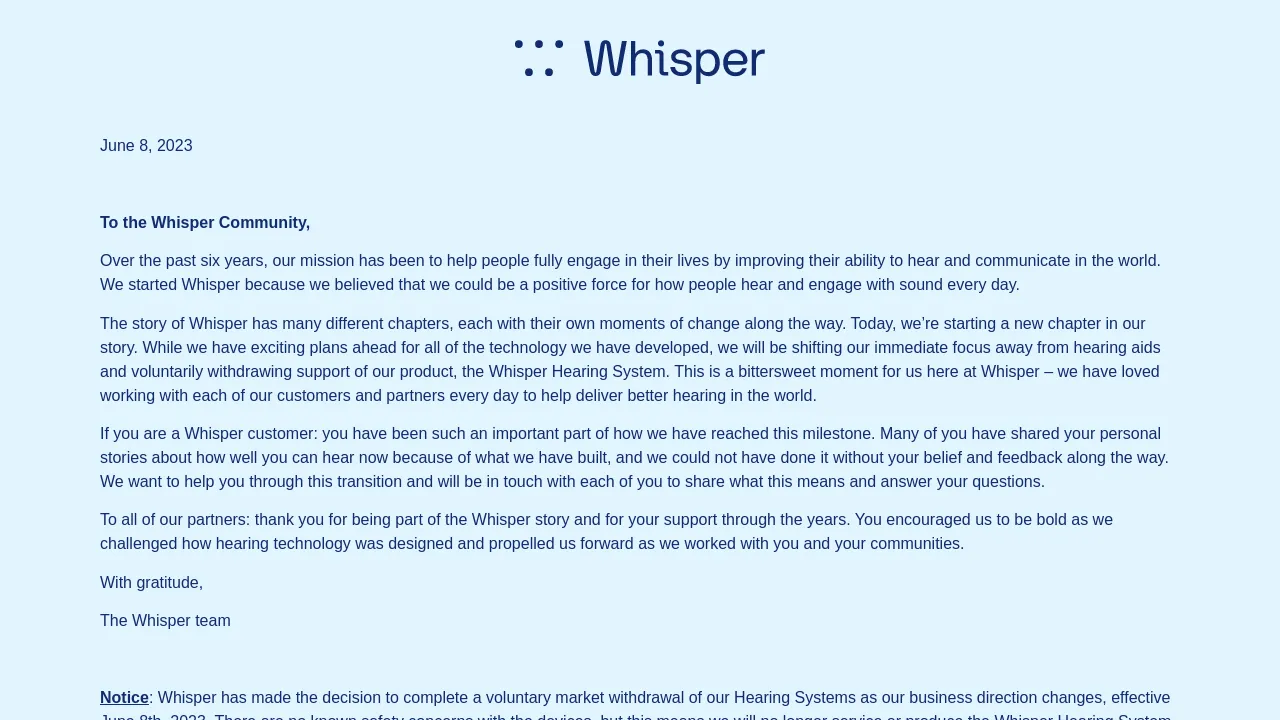 Whisper AI screenshot