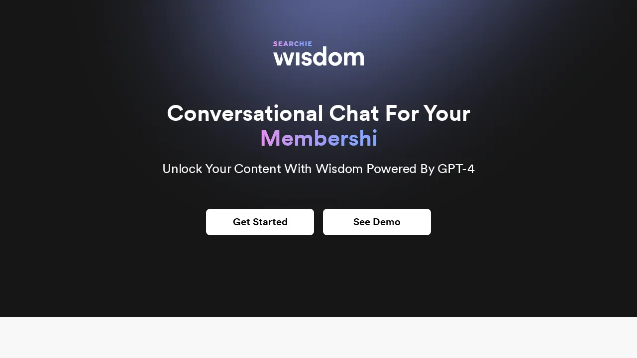 WisdomAI screenshot