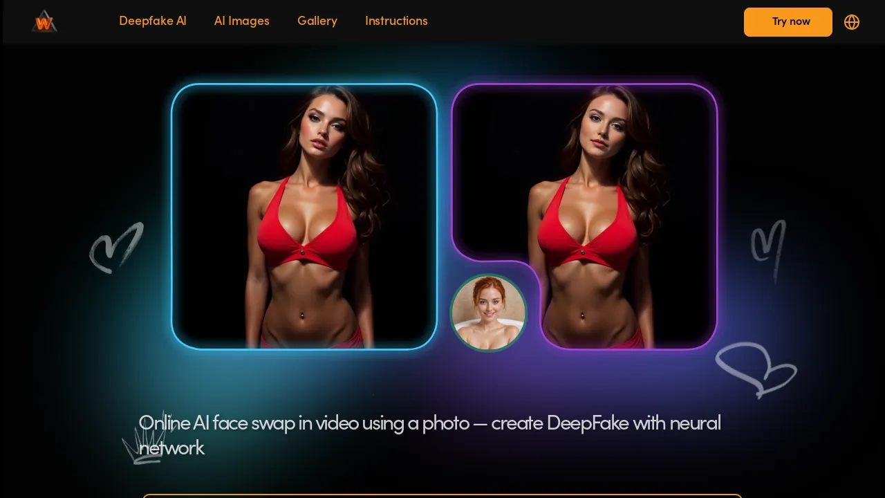 Wishapp.ai – Cutting-Edge Deepfake & Face-Swap Image Generator