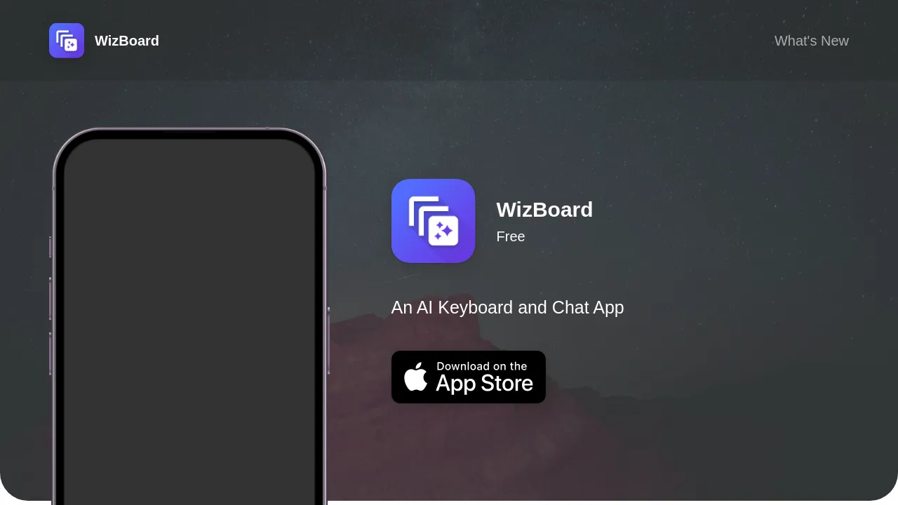 WizBoard screenshot