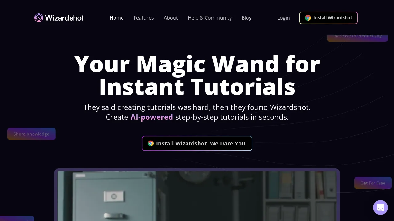 Wizardshot screenshot
