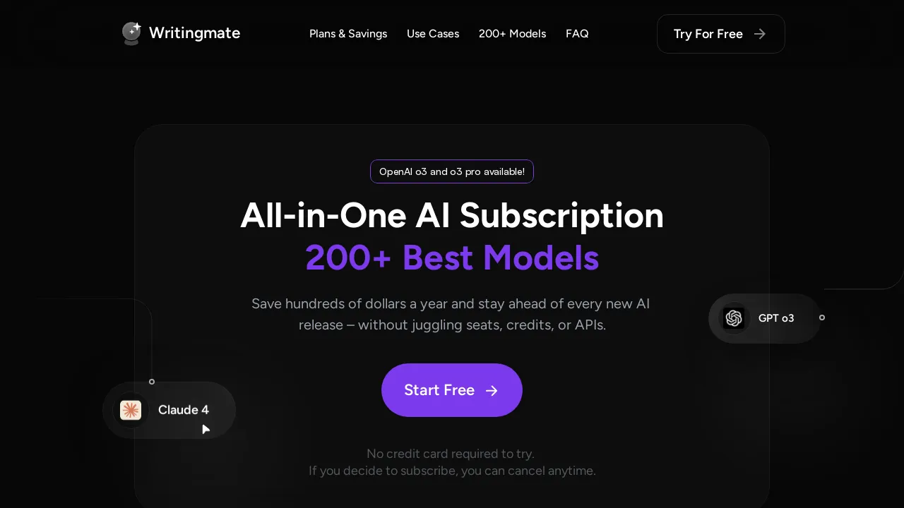Writingmate AI screenshot