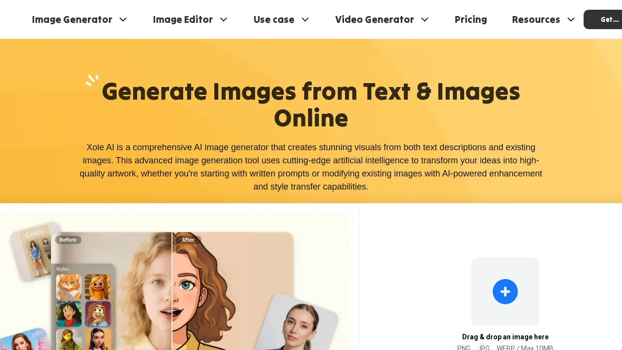 Xole AI Image Generator