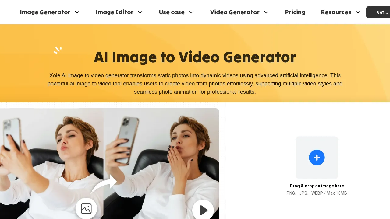 Xole AI Image to Video Generator