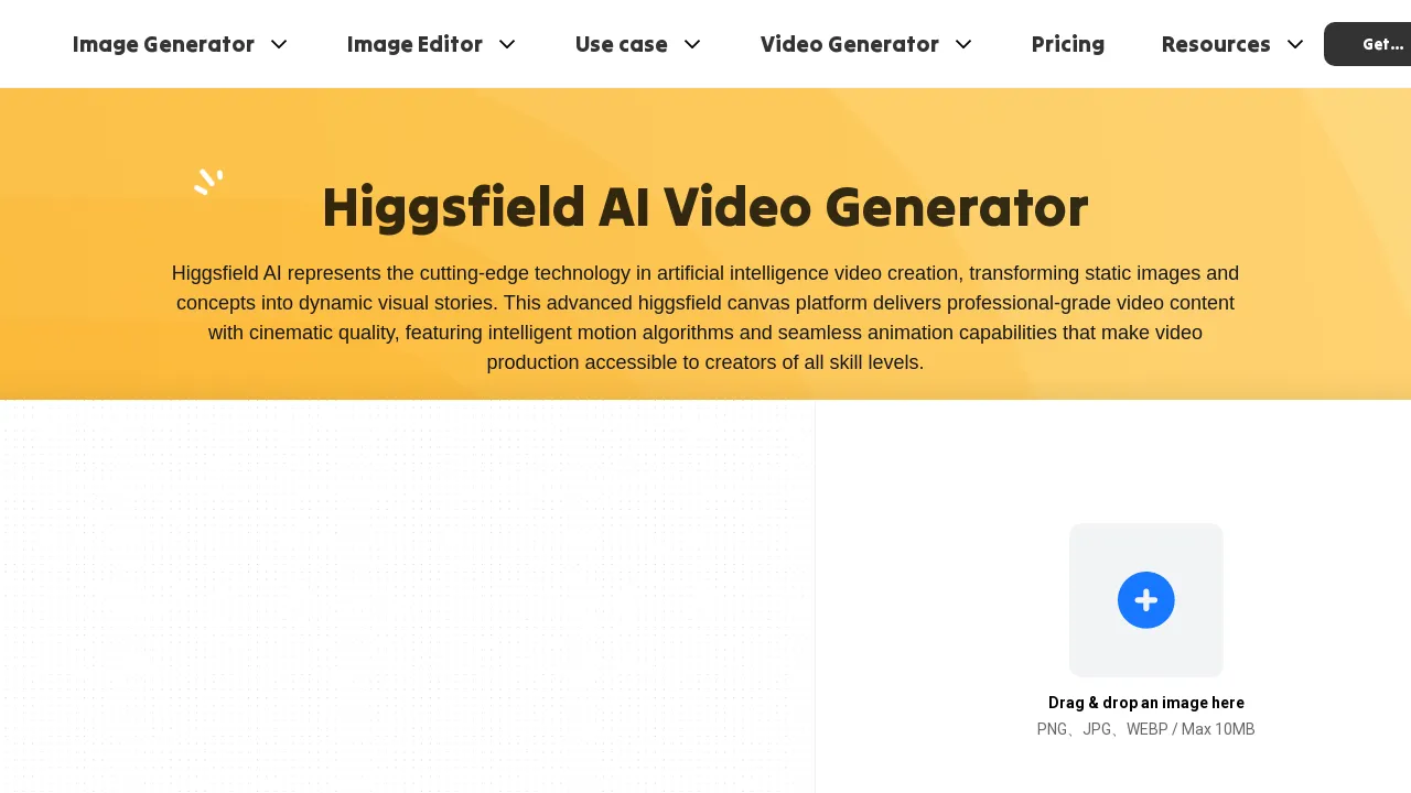 Xole Higgsfield AI Video Generator