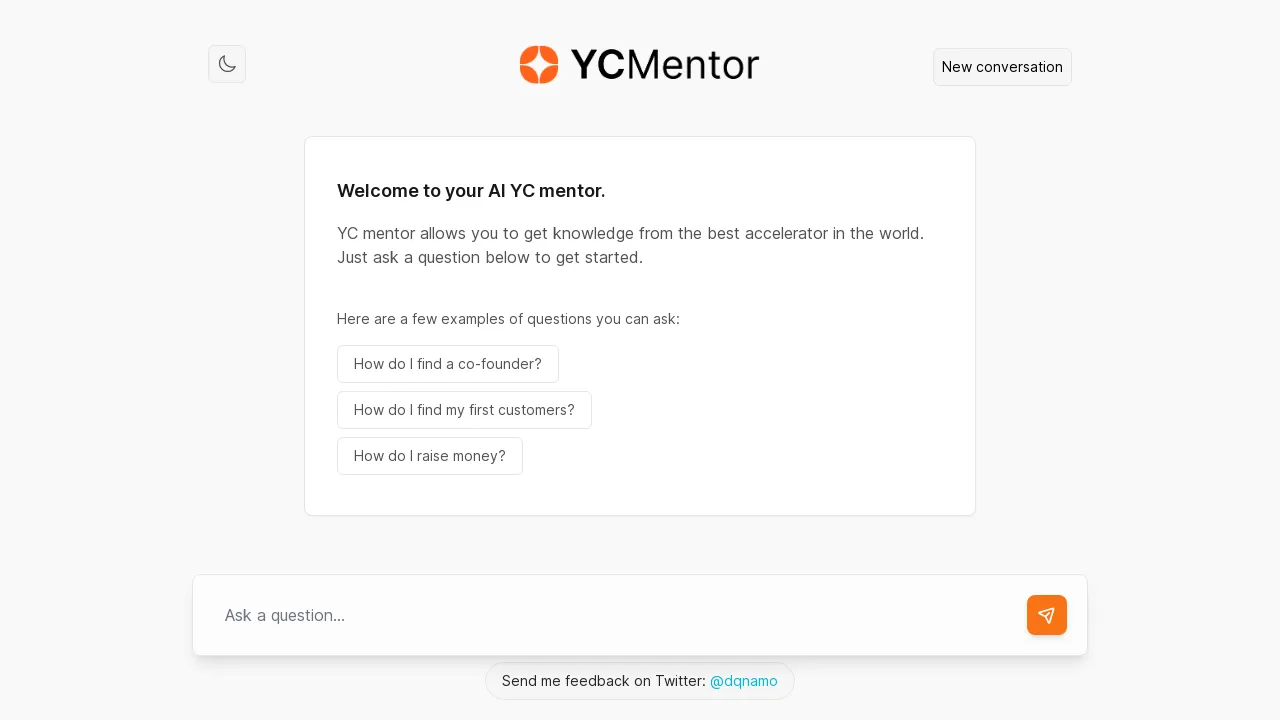 YC Mentor screenshot