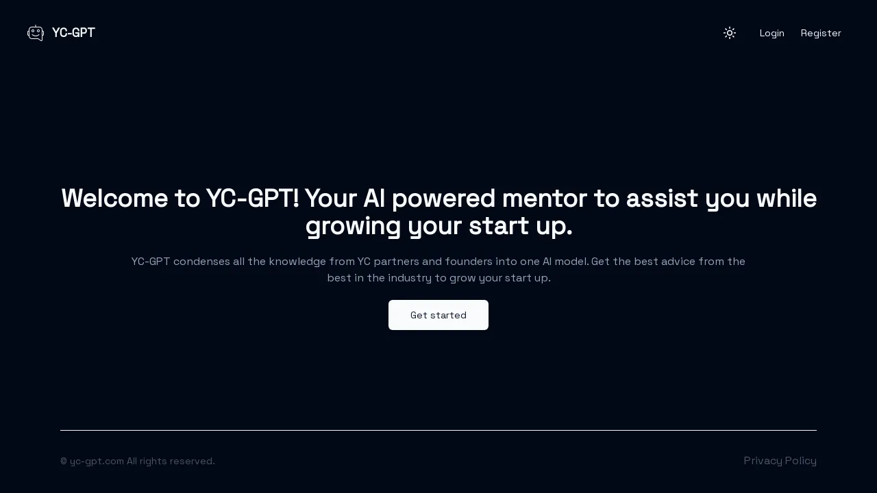 YC-GPT screenshot