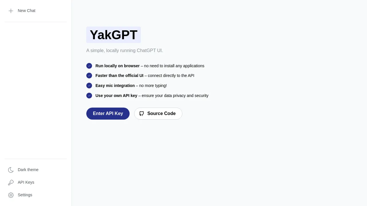 YakGPT screenshot