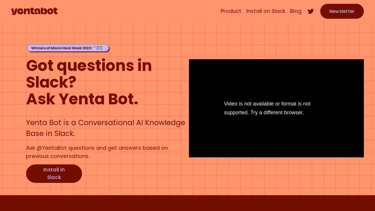 Yentabot screenshot