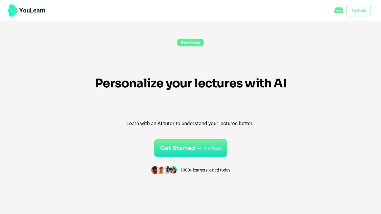 YouLearn AI screenshot