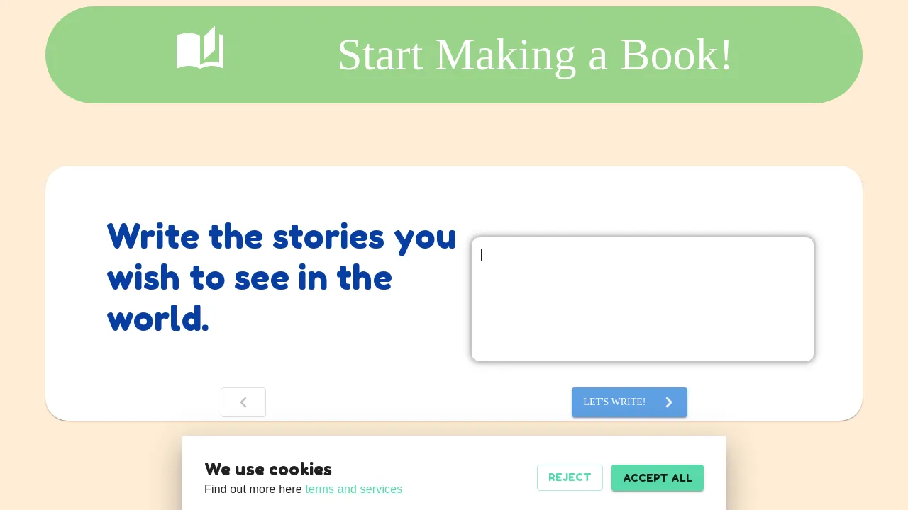 Your Own Story Book screenshot