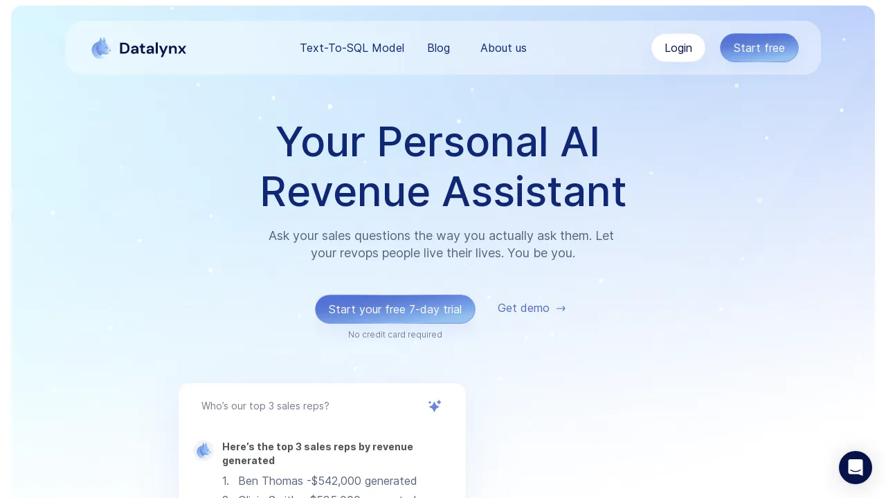 Your Personal AI Data Analyst screenshot