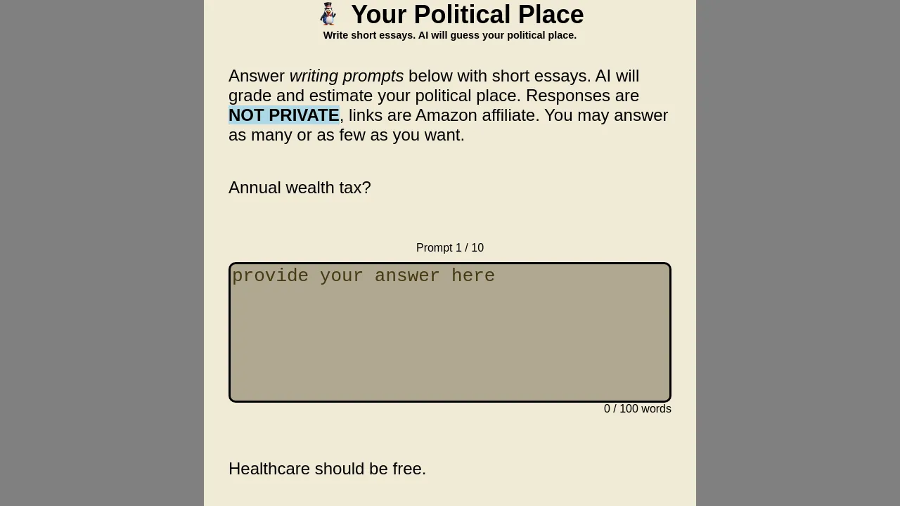 Your Political Place screenshot