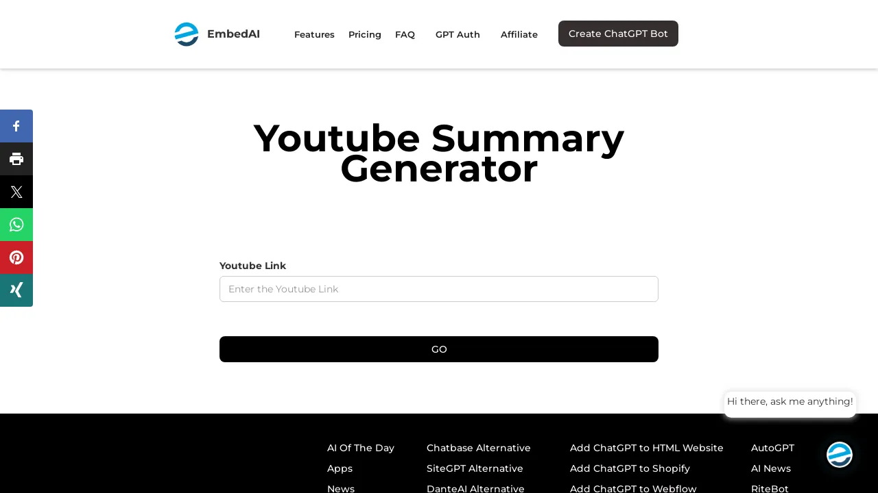 Youtube Summary Generator