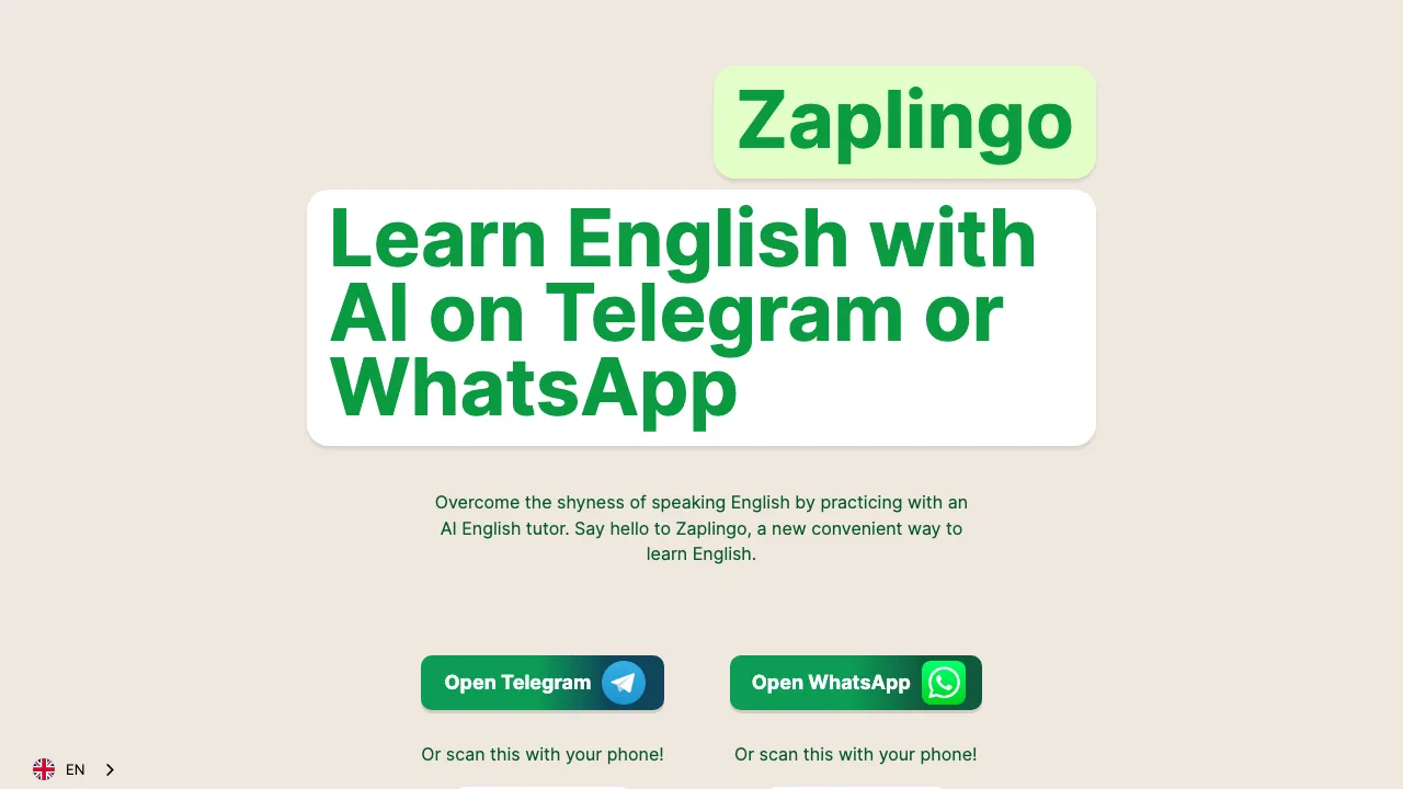 Zaplingo screenshot