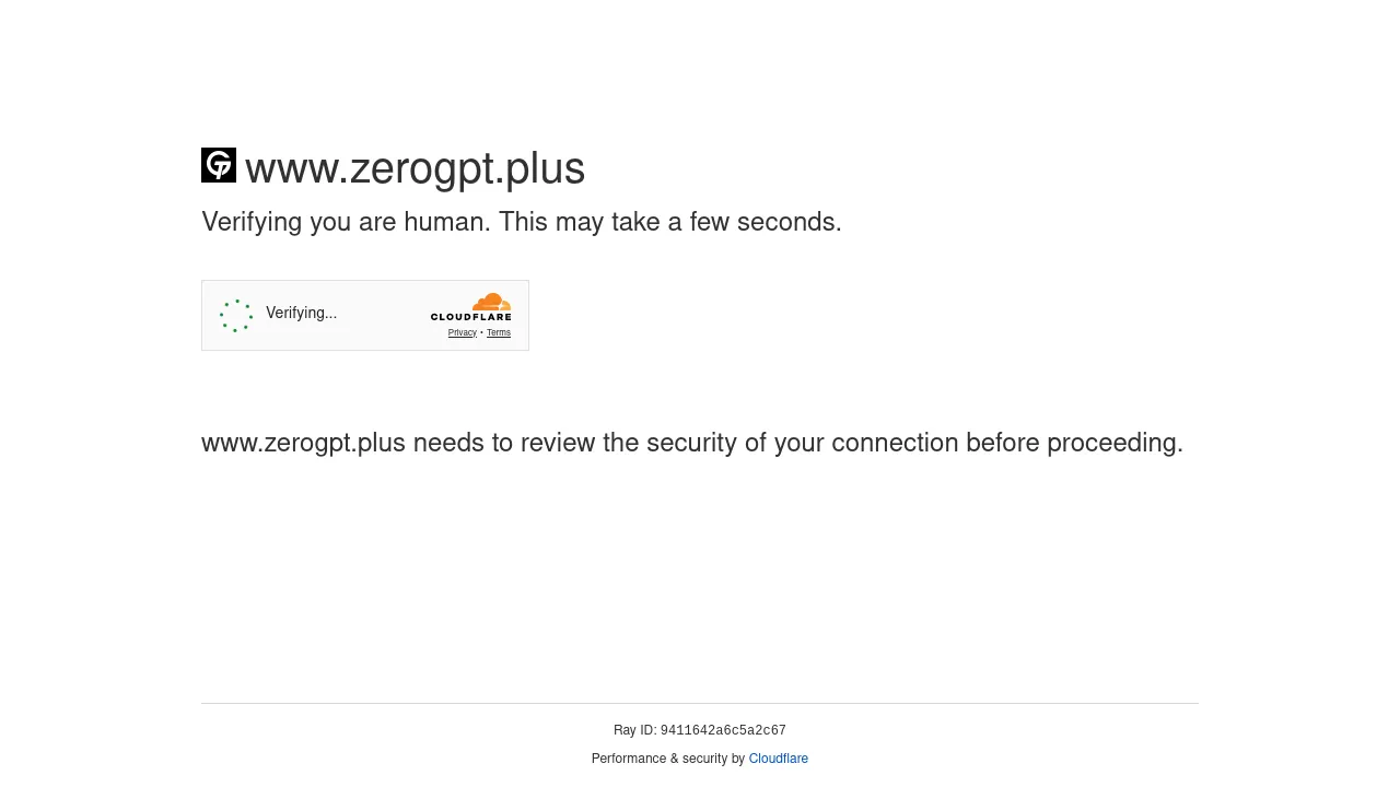 ZeroGPT Plus screenshot