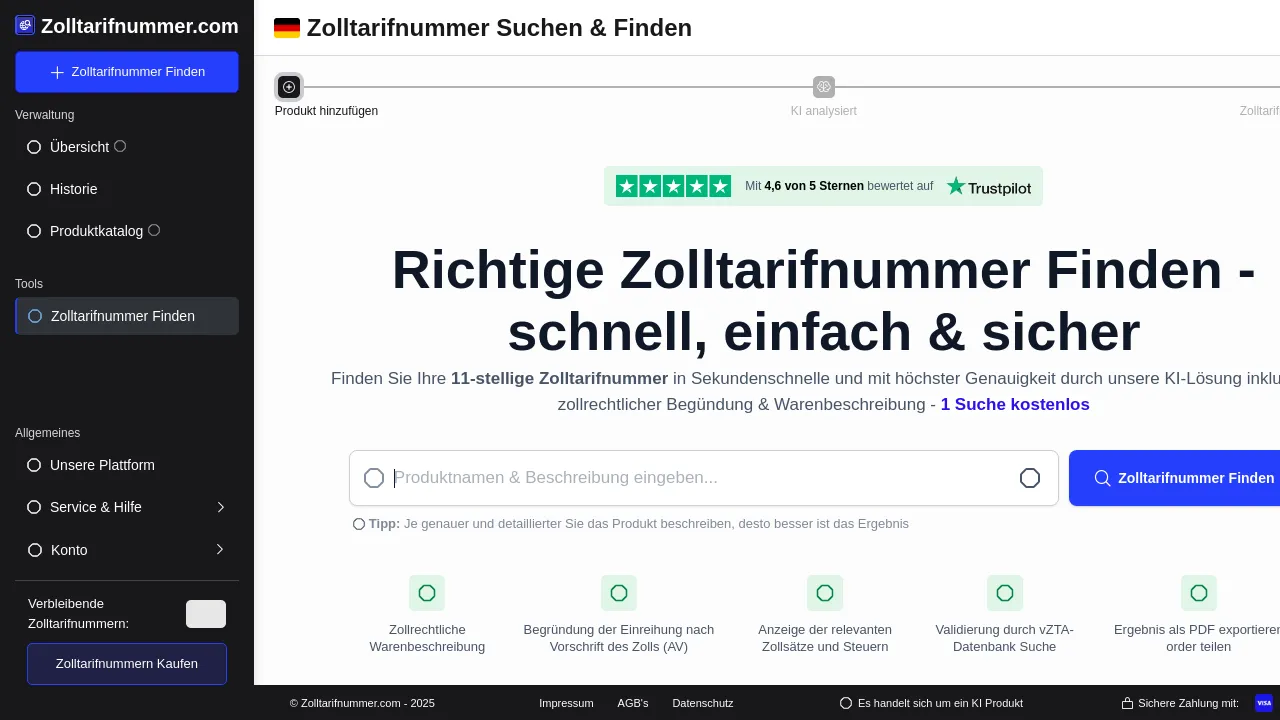 Zolltarifnummer.com