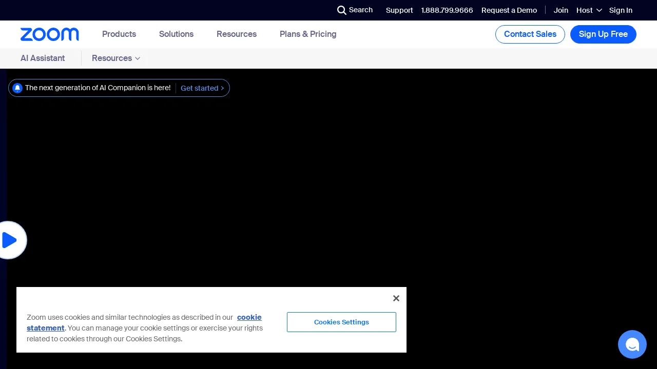 Zoom AI Companion screenshot