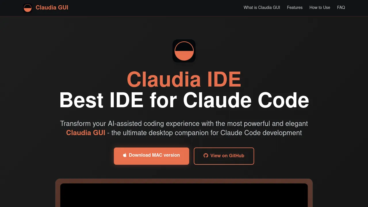 claudia ide screenshot