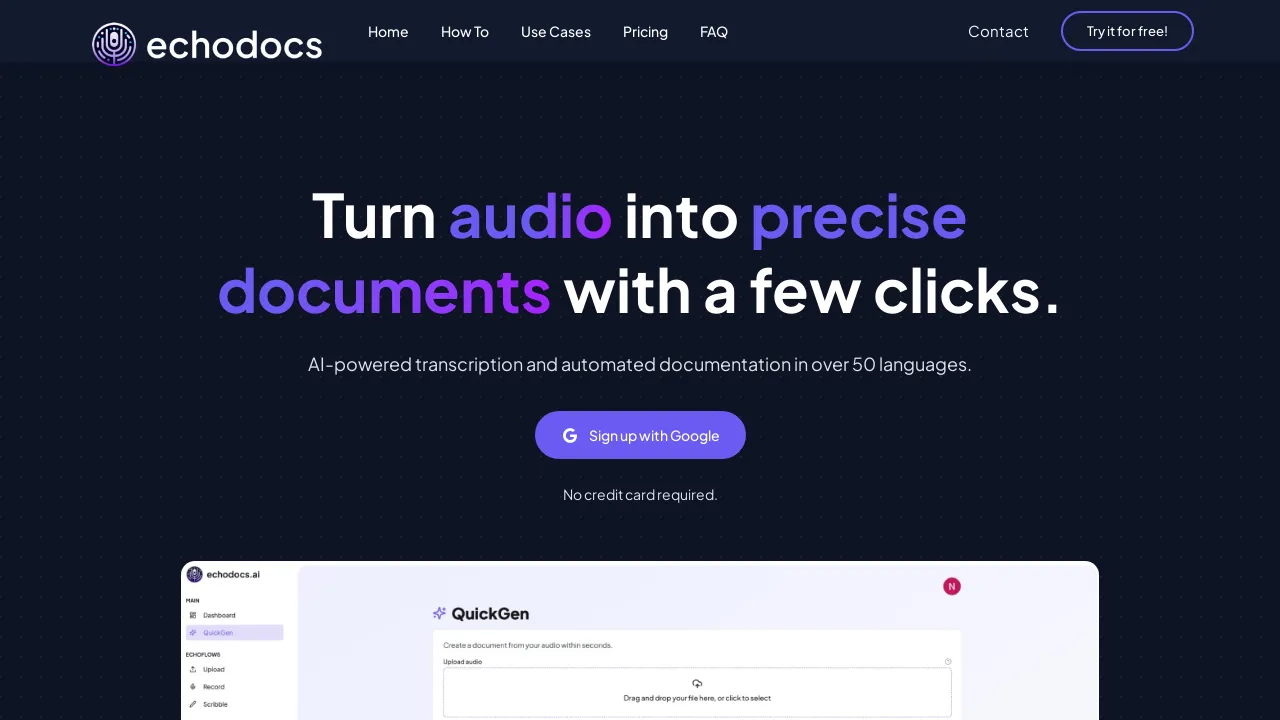 echodocs.ai screenshot
