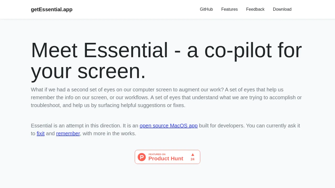 getEssential.app screenshot